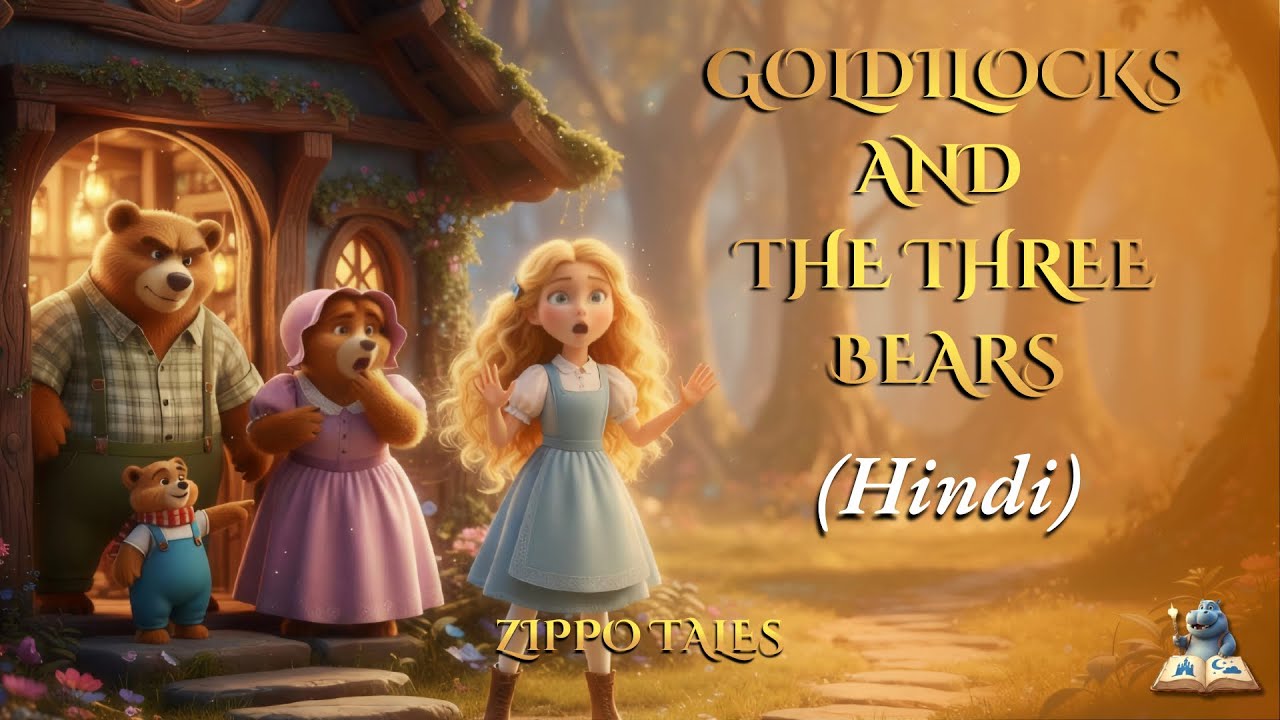 Goldilocks And The Three Bears – Hindi Animated Fairy Tale for Children | Zippo Tales