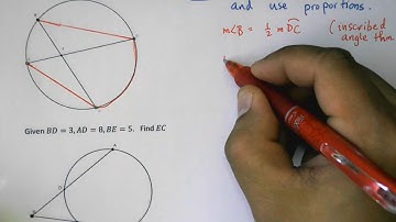 Lengths of Intersecting Chords