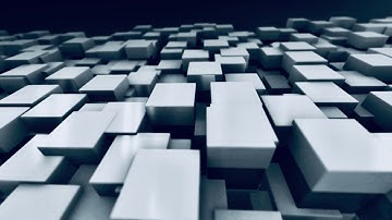 3D cube white animation motion background video , No Copyright ||  Stock Footage loop