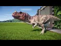 Все хищные динозавры в игре Jurassic world  evolution