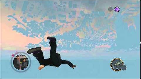 Saints Row: the Third, Parachute Glitch
