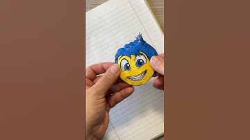How to make Inside out 2 joy squishy #insideout2 #joy #paper #diy #squishy #tutorial