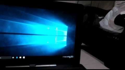 Installing and First Look Windows 10 on Asus T100