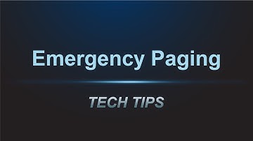 Emergency Paging