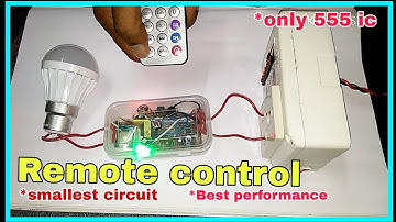 Remote control home appliances with single 555 ic ||| by Free Circuit Lab