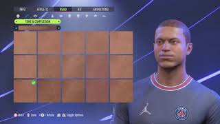 FIFA 22 How to make Mbappe Pro Clubs lookalike