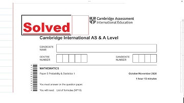 Solved S1 Oct/Nov 2020 9709/52 Q2 part c