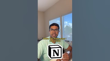 3 Ways I use Notion! #tech #productivity #notion #notionapp #notes #organization #contentcreation