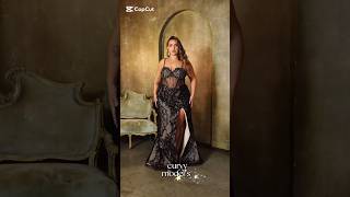 Elegant Black Night Looks ✨ | Curvy Model Style Guide #plussizefashion #curvyfashion