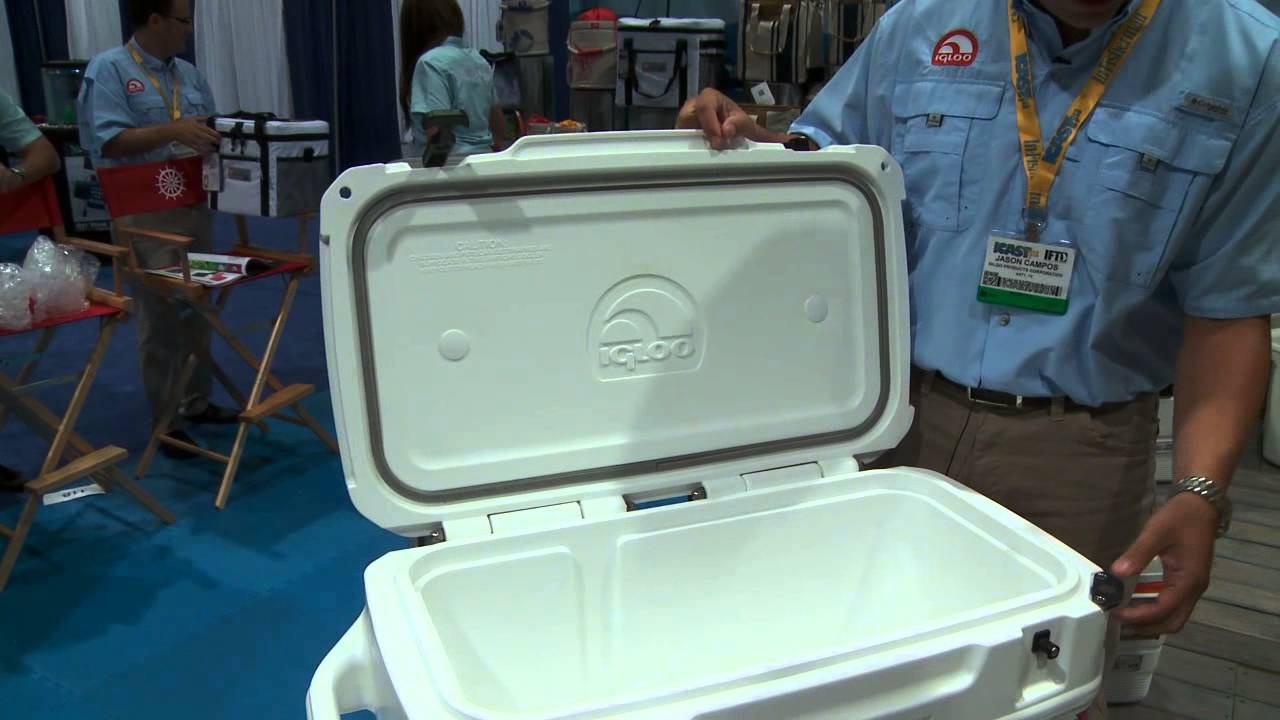 ⁣Igloo Coolers at ICAST 2013 - Yukon Cold Lockers