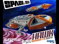 MPC Models 1/48 scale Space 1999 Hawk unboxing review