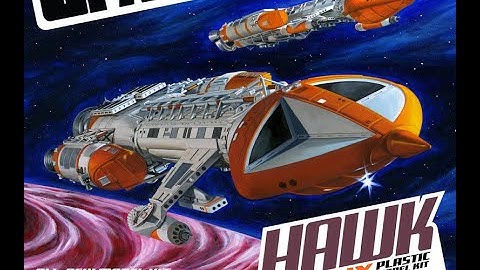 MPC Models 1/48 scale Space 1999 Hawk unboxing review
