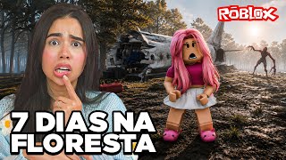 O DESAFIO  SOBREVIVER NA FLORESTA NO ROBLOX