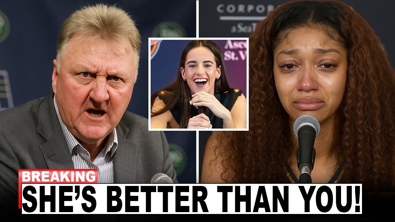 Larry Bird HUMILIATES Angel Reese ON LIVE TV, Says Clark Is BETTER