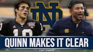 Information Brady Quinn Just Delivered A STRONG Message To Notre Dame Football Guide