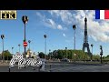🇫🇷Paris Summer Walk - Alma Bridge with Eiffel Tower-【4K 60fps】