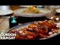 Teriyaki salmon with soba noodle salad  gordon ramsay