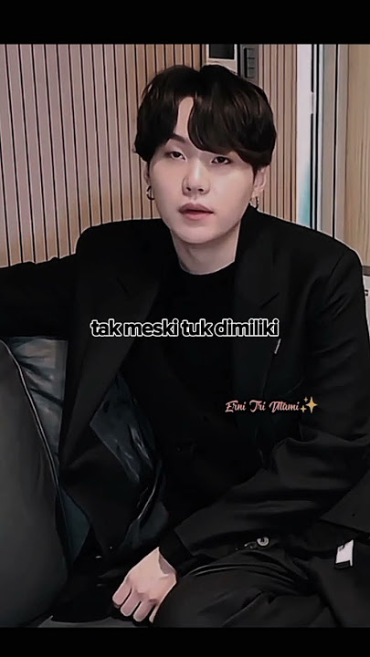 dia ada dia nyata tapi bukan untuk saya #minyoongi #suga