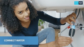 Easy installation of GROHE QuickFix basin tap with pull-out spout