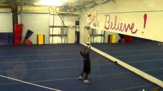 low to high lib to stretch tic toc coed stunt