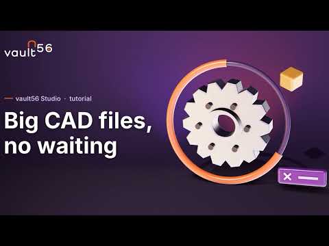 Loading large CAD files in vault56 AI Studios Render Studio template