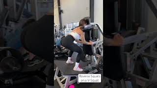 Reverse V-Squats #legdayworkout #fitness #gym #motivation #liftheavy #legday #buildabooty