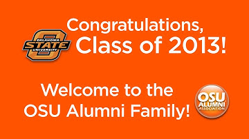 Congratulations OSU Class of 2013!