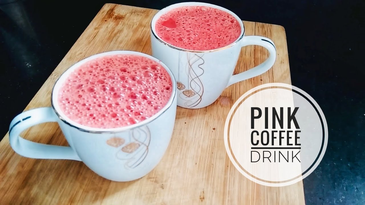 Pink Coffee Drink ~ Kamal's Homely Recipes 