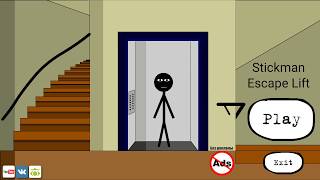 Stickman escape lift Android Gameplay HD (by Starodymov games)