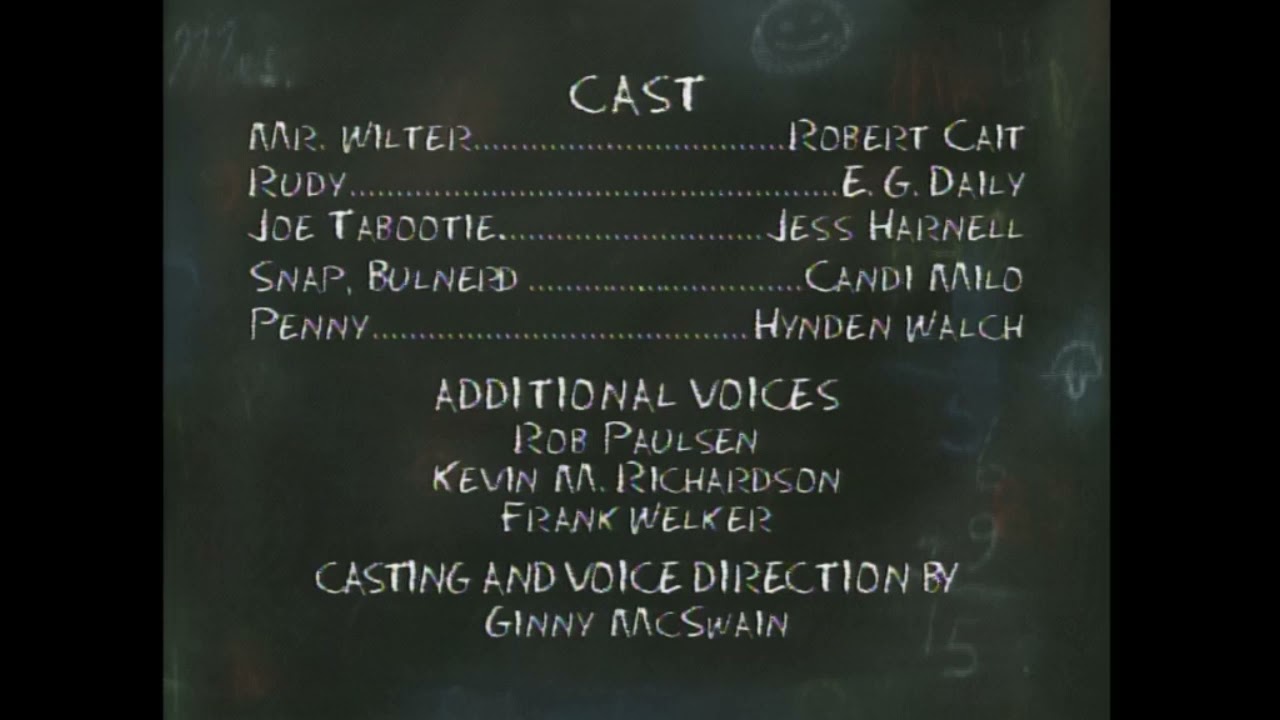 ChalkZone PreSeries Credits YouTube