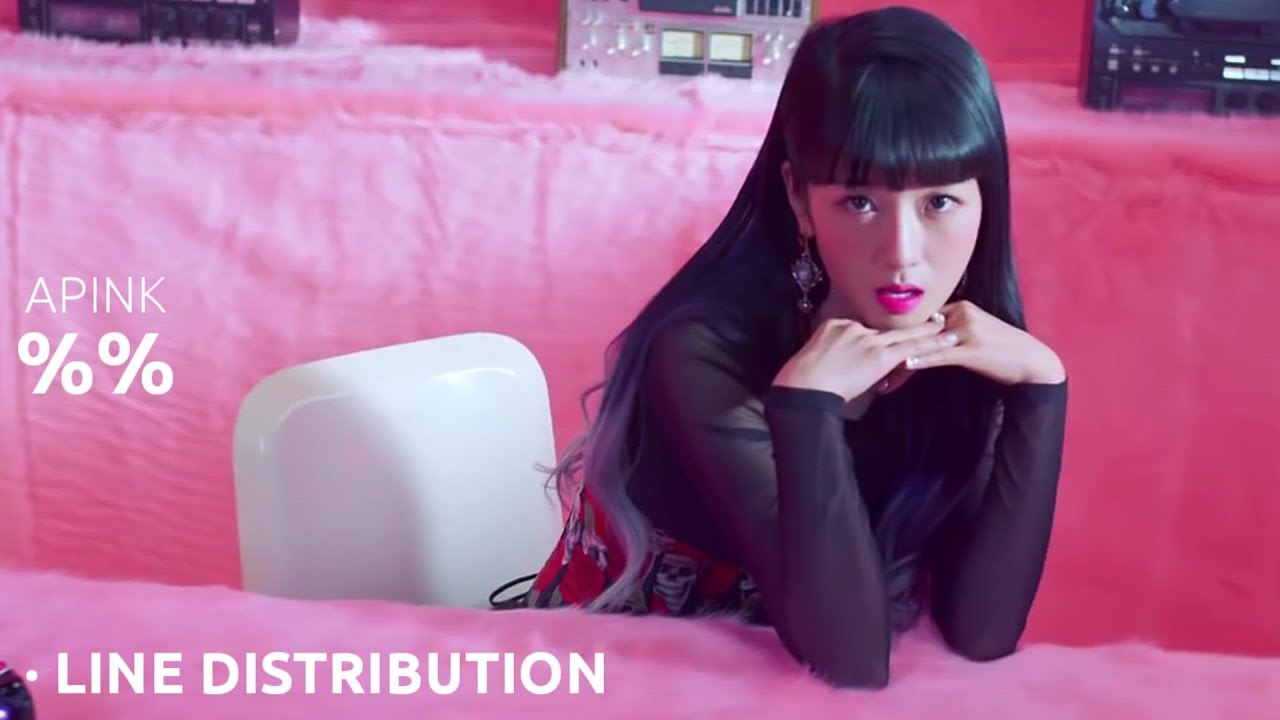 APINK - %% (EUNG EUNG) Line Distribution \ 에이핑크 - 응응 - YouTube