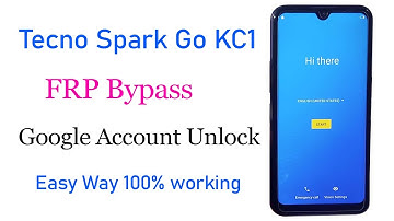 Tecno Spark Go KC1 FRP Bypass - Google Account Unlock