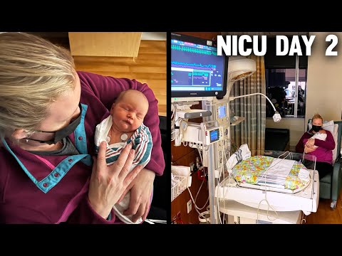 NICU Day 2 - Full Room Tour & Meeting Auntie Heather