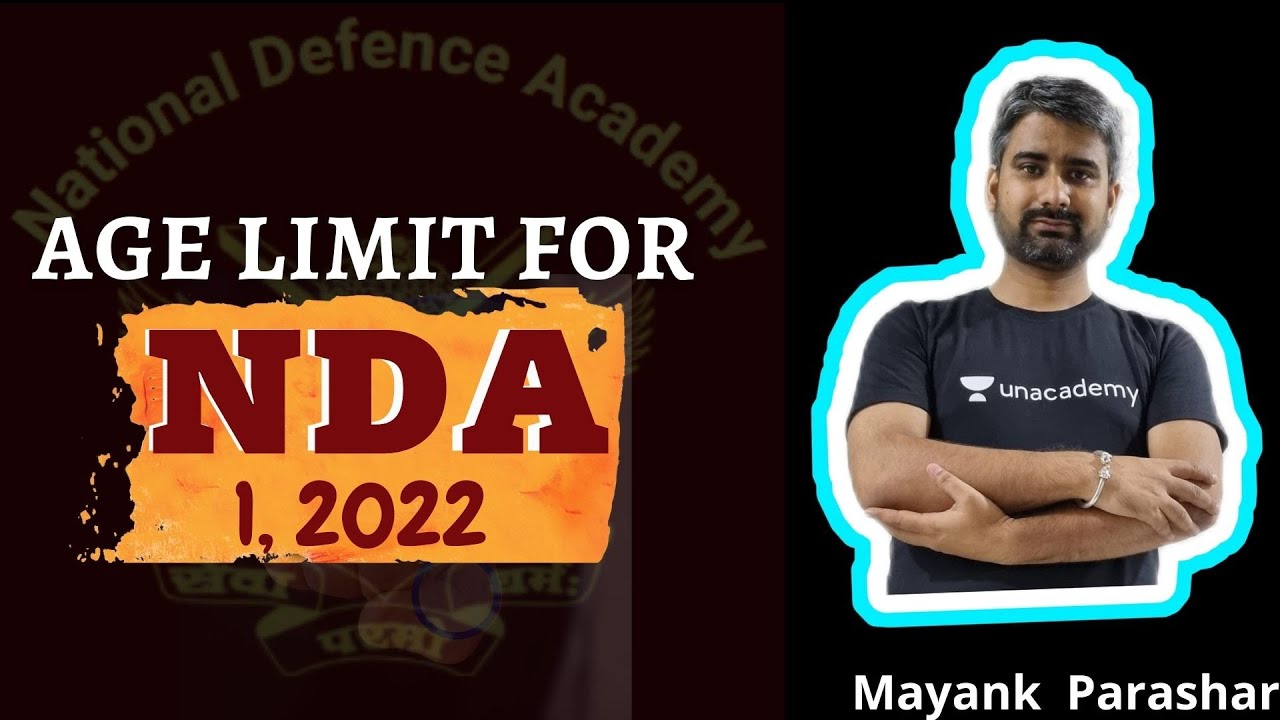 Age Limit for  NDA - 1, 2022 | Mayank Parashar | The Tutors Academy