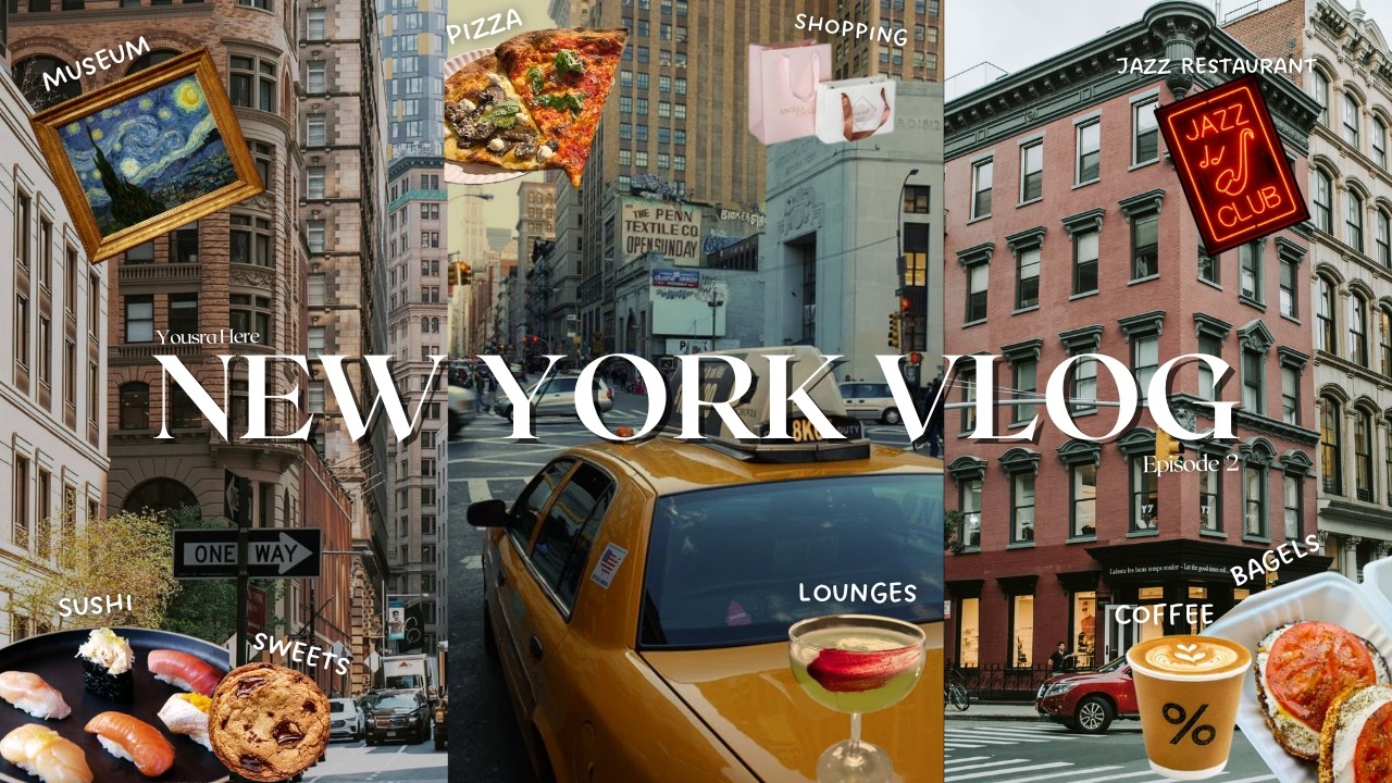 New York Travel Vlog🗽: What I Eat + Coffee Hopping, Museum, Jazz | Cozy Vlog | NYC VLOG | Ep. 2