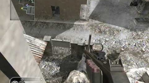 COD: MW crossfire ontop of roofs/out of map