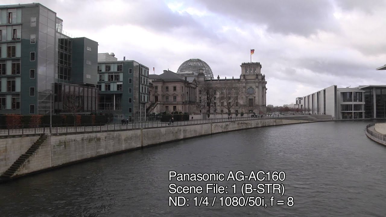 Test der Panasonic AG-AC 160 in 1080/50i / Scene Files