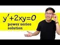 Power Series Solution for differential equation