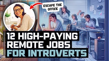 12 HIGH PAYING Remote Jobs for Introverts 💸
