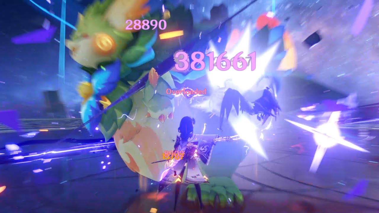 Raiden's Hexerei Overload /w Mini-Durin & Fischl - UI-less Abyss