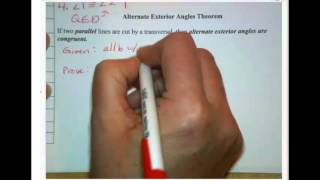 3 2 2 Angles on Parallel Lines Proofs