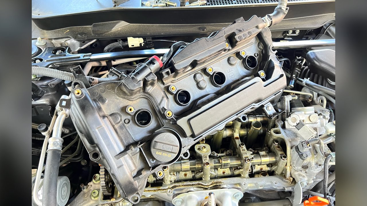 Acura ILX & TLX Valve Cover Gasket Replacement Engine Oil Leaked