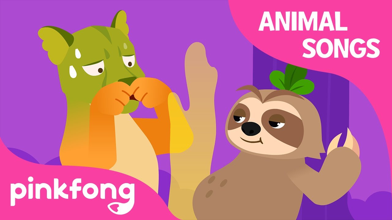 A Lazy Sloth | Animal Songs | Best Kids Songs | Pinkfong Songs for Children  - YouTube