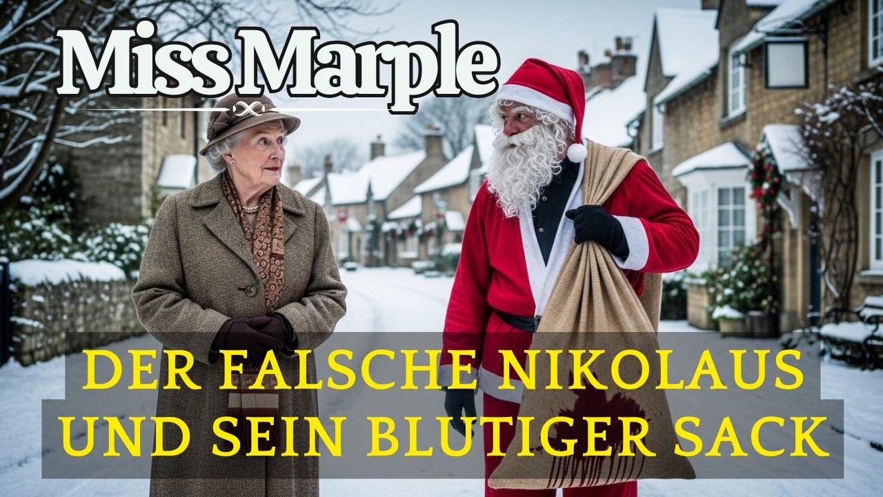 Miss Marple – Blut im Nikolaussack | Vollständiges Winter-Mystery Hörbuch