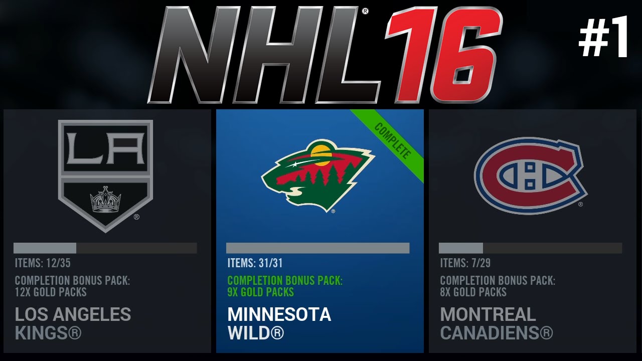 nhl 16 minnesota collection