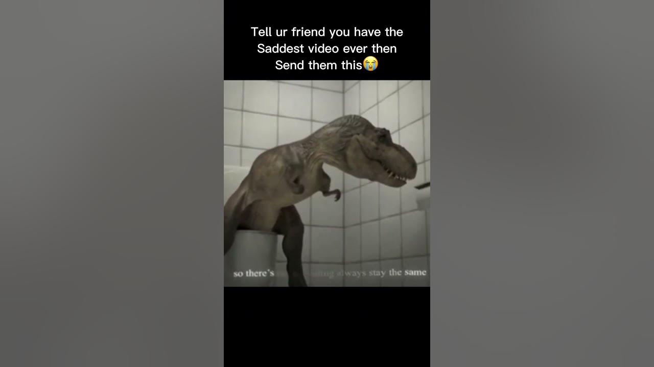 sad viral foryou fyp rip dinosaur trex verysad the saddest