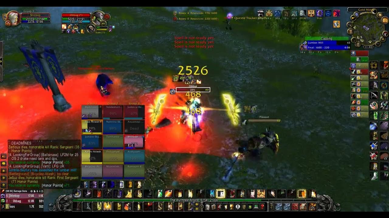 Defending Mines for the 5 cap wotlk classic YouTube