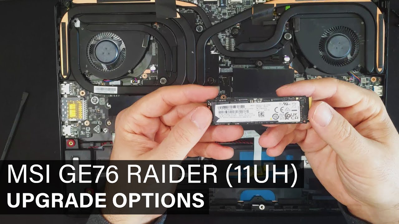 MSI GE76 RAIDER (11UH) - DISASSEMBLY and UPGRADE OPTIONS - YouTube