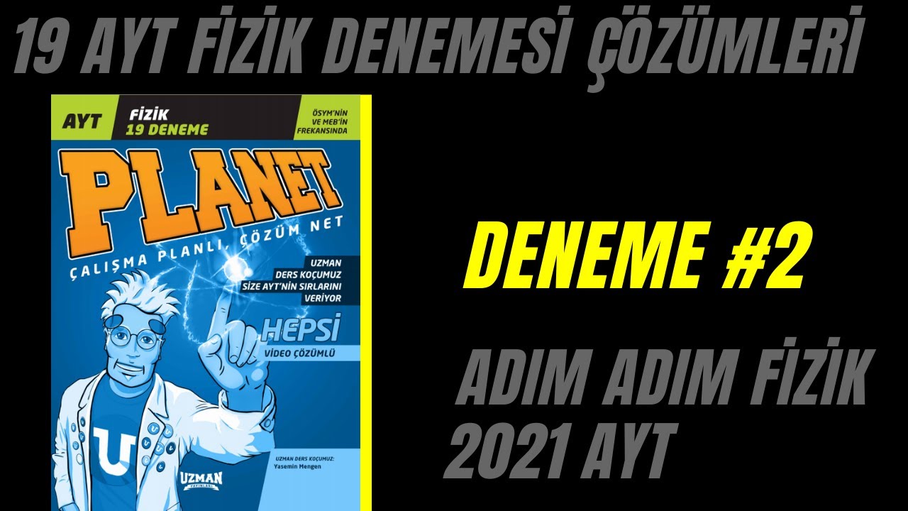 UZMAN YAYINLARI AYT FİZİK DENEME #2
