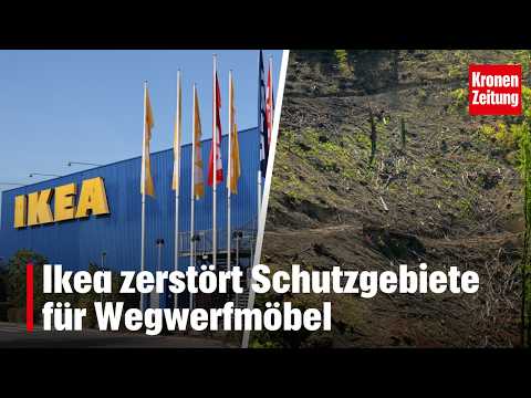 IKEA destroying protected areas for disposable furniture | krone.tv NEWS